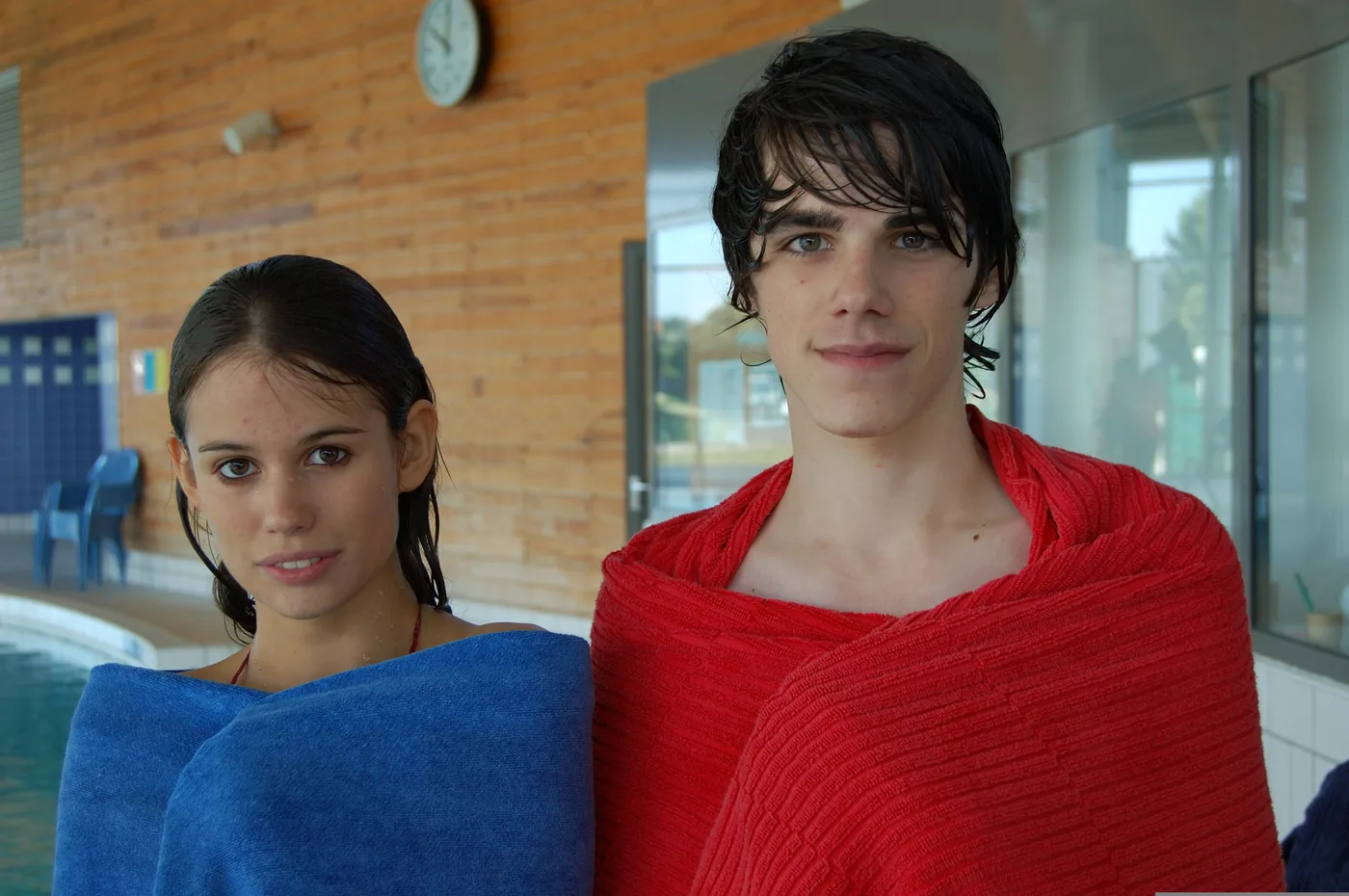 Tournage du clip Lucy (Live Saver Remix) de JEALOUSY, 2005 — duo acteurs clip Lucy JEALOUSY 2005, making-of officiel